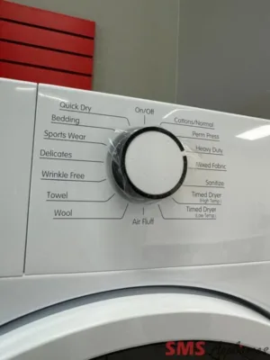 Washing machine control panel on Blomberg