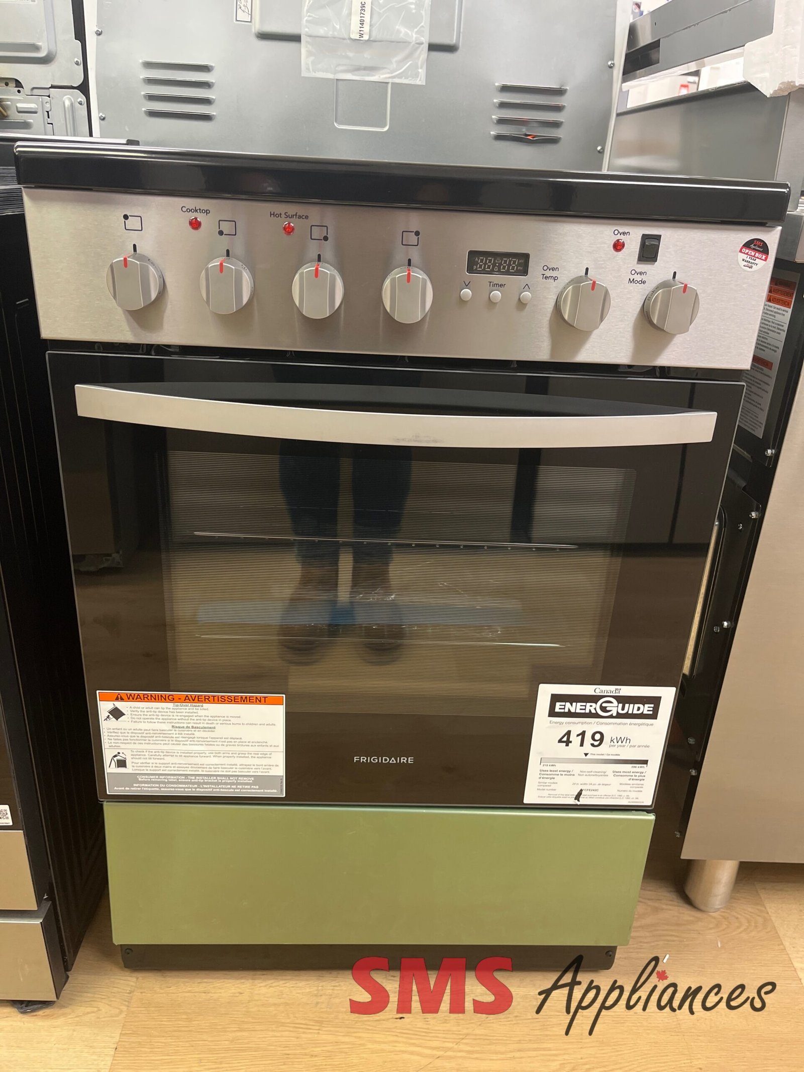 Open-Box-Stoves-Ranges-FCFE242CAS-1-scaled-1.jpg Open Box Stoves / Ranges FCFE242CAS Frigidaire - Image 1